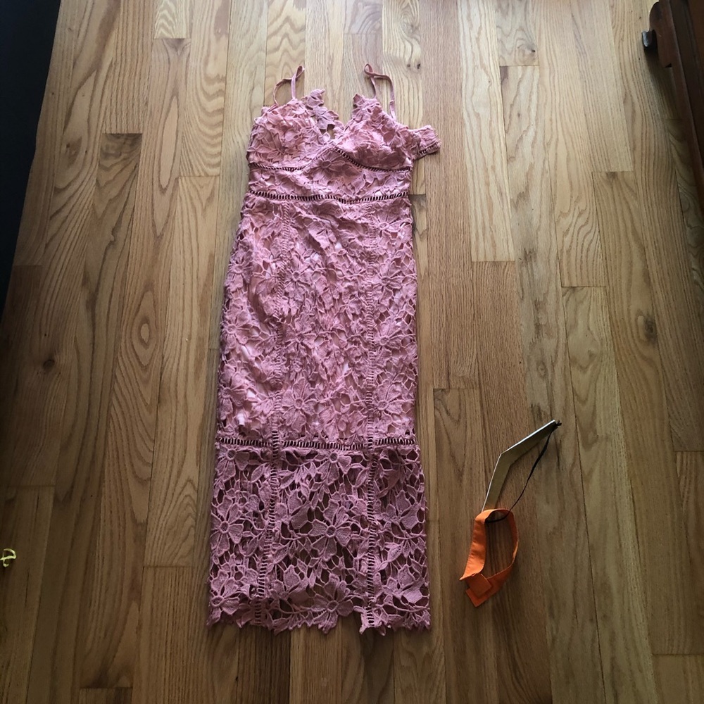 Boho floral dress crotchet